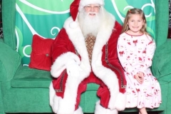 Someone agreed to sit with Santa this year...a MIRACLE!